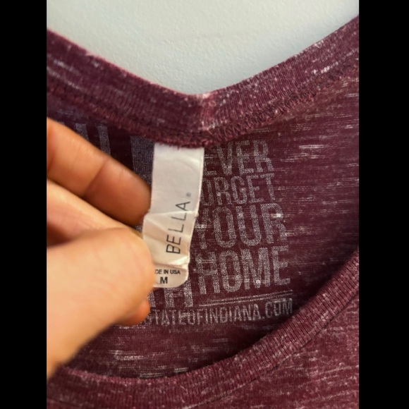 Indiana heart heathered crop t-shirt - Picture 5 of 5